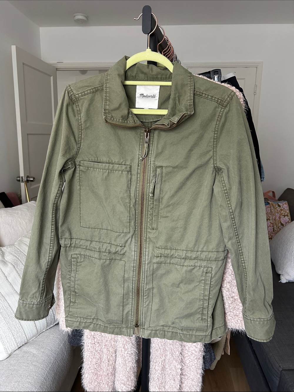 Madewell Utility Jacket. Size medium. PTP 19”.